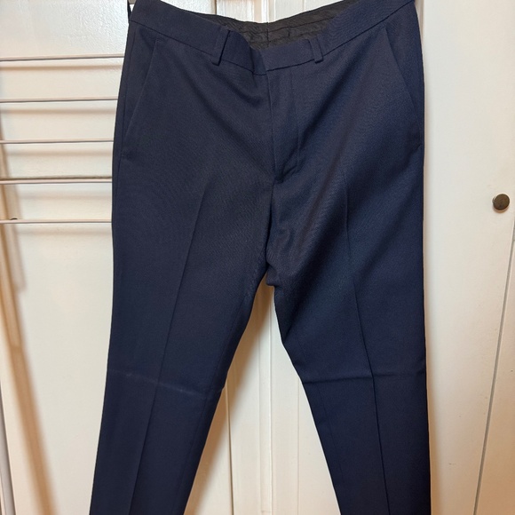 Topman Men's Navy Suit Skinny Fit - Picture 5 of 8